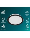 Downlight LED empotrable MESON negro 5,5W/12,5W/16,5W/20W 3000K-4000K, IP20