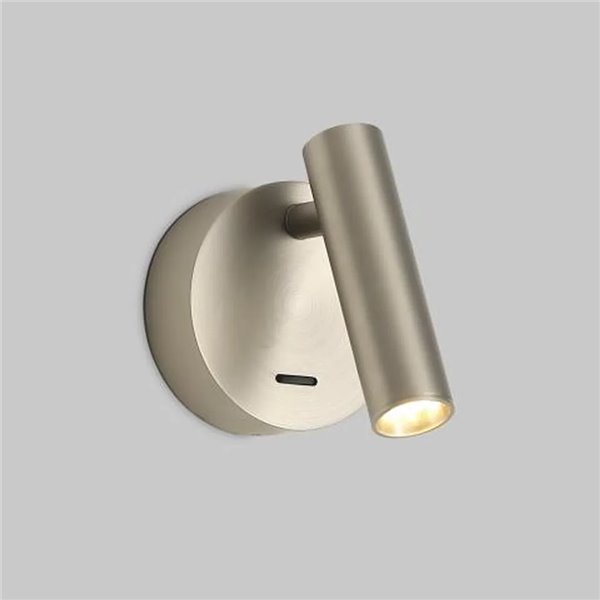 Aplique LED orientable ATRIA superficie Round 3W 3000K 285Lm con interruptor