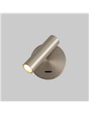 ATRIA Runde 3W 3000K 285Lm LED-Wandleuchte mit Aufputzmontage und Schalter