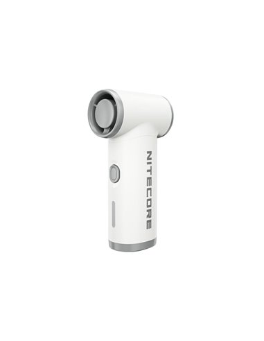 Ventilateur de poche NEF NANO, format de paume, haute vitesse, rechargeable par USB-C (12 m/s), ultraléger