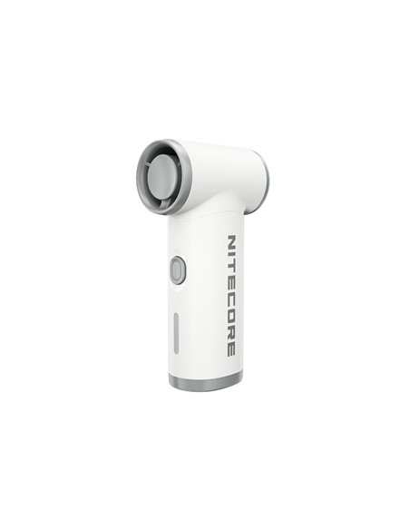 Ventilateur de poche NEF NANO, format de paume, haute vitesse, rechargeable par USB-C (12 m/s), ultraléger