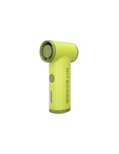 Ventilateur de poche NEF NANO, format de paume, haute vitesse, rechargeable par USB-C (12 m/s), ultraléger