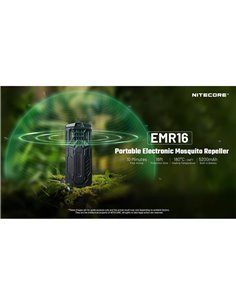 Repelente de mosquitos portátil EMR16 USB-C Outdoor 16h 2