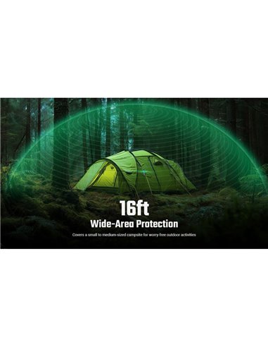 Repelente de mosquitos portátil EMR16 USB-C Outdoor 16h