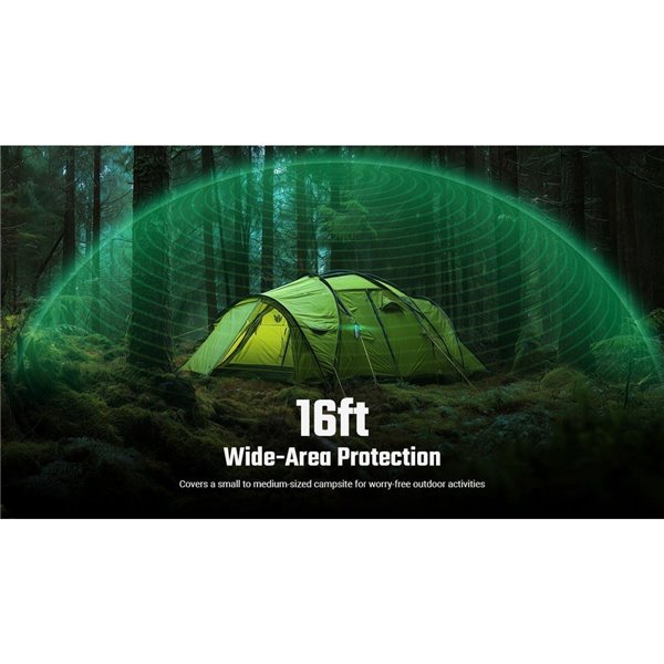 Repelente de mosquitos portátil EMR16 USB-C Outdoor 16h