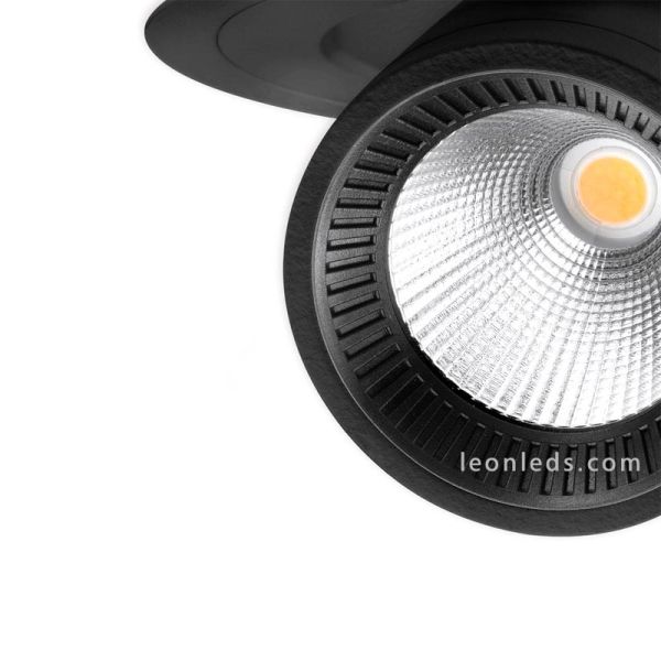 Pop Up LED Arkos Light Negro | Downlight LED de Arkos Light | Proyector LED Empotrable Negro orientable| LeonLeds Iluminación