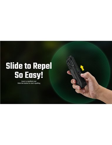 Repelente de mosquitos portátil EMR16 USB-C Outdoor 16h