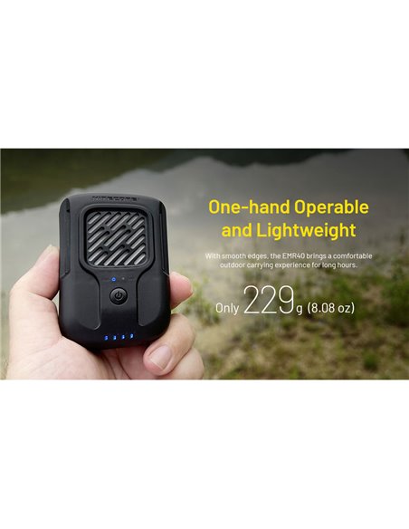 Repelente de mosquitos portátil multiusos EMR40 USB-C Powerbank Outdoor 40h