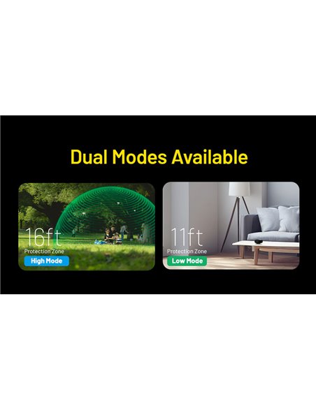 Repelente de mosquitos portátil multiusos EMR40 USB-C Powerbank Outdoor 40h