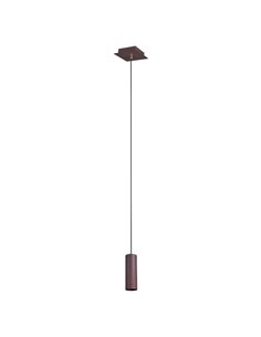 Lámpara colgante MARLEY óxido, altura regulable, GU10 (no incl.) máx 35W para iluminación interior