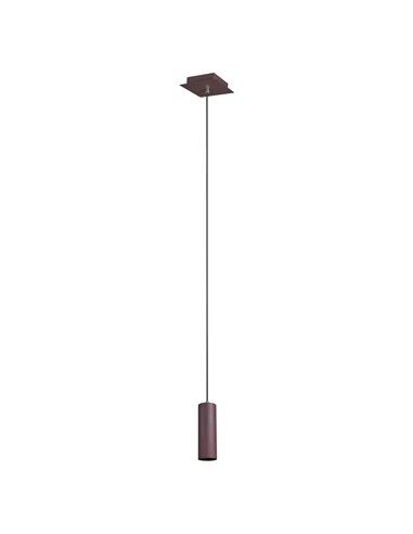 Suspension MARLEY, finition rouille, hauteur réglable, ampoule GU10 (non fournie), 35 W max. pour éclairage intérieur