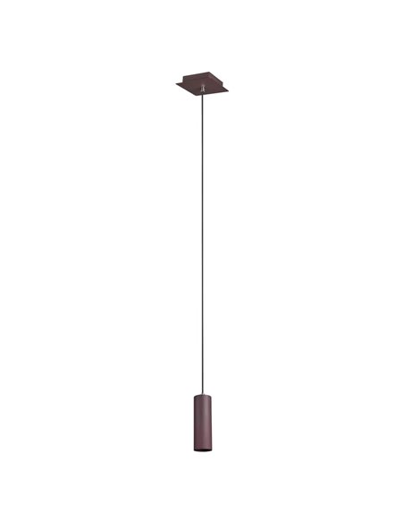 Suspension MARLEY, finition rouille, hauteur réglable, ampoule GU10 (non fournie), 35 W max. pour éclairage intérieur