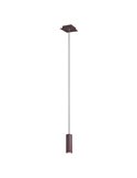 Lámpara colgante MARLEY óxido, altura regulable, GU10 (no incl.) máx 35W para iluminación interior