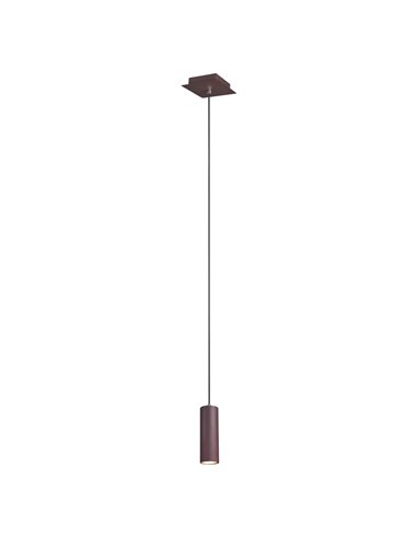Lámpara colgante MARLEY óxido, altura regulable, GU10 (no incl.) máx 35W para iluminación interior