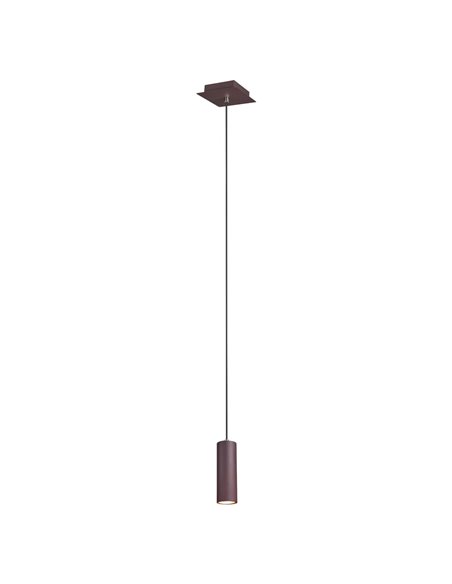 Lámpara colgante MARLEY óxido, altura regulable, GU10 (no incl.) máx 35W para iluminación interior