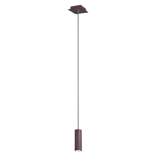 Lámpara colgante MARLEY óxido, altura regulable, GU10 (no incl.) máx 35W para iluminación interior