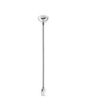 Suspension CORD en métal chromé E27 (non inclus) pour usage intérieur
