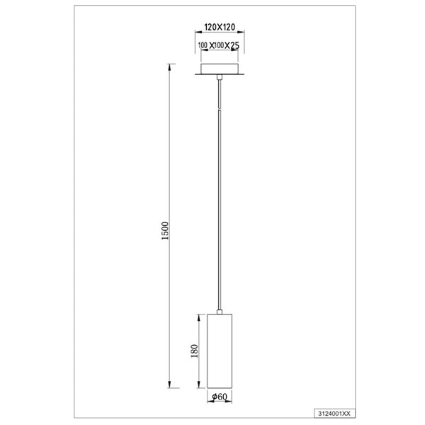 Lámpara colgante MARLEY óxido, altura regulable, GU10 (no incl.) máx 35W para iluminación interior