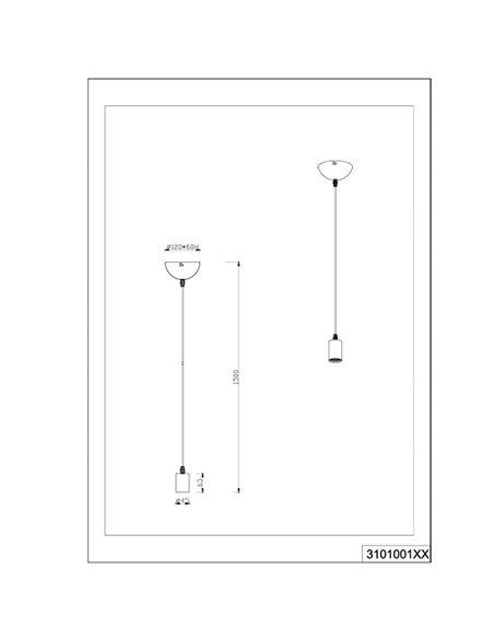 Lámpara colgante de metal cobre antiguo CORD E27 (no incl.) para interior