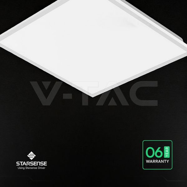 Painel LED Garantía 40W 600x600mm com Retroiluminação de Alto Luminosidade | Chip CREE | 120lm/W