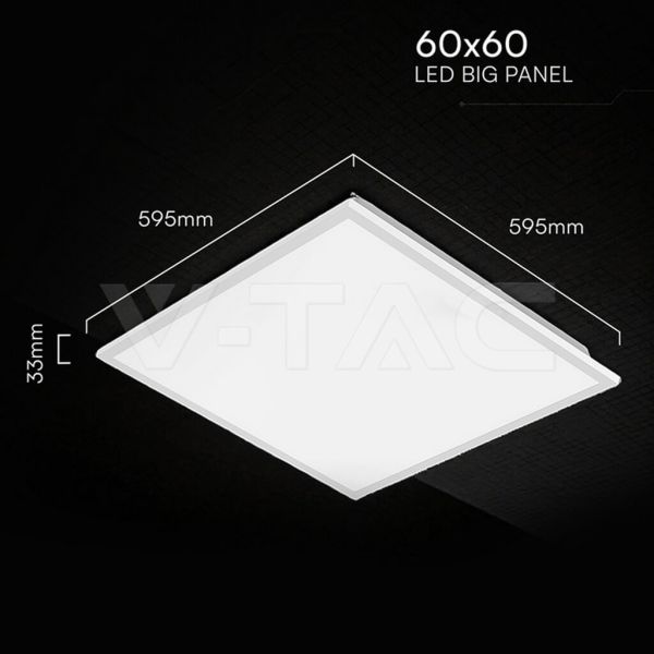 Dimensions de la puce Cree : Panneau LED 40 W 600 x 600 mm rétroéclairé haute luminosité | Puce CREE | 120 lm/W