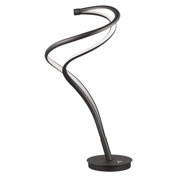 Lámpara de mesa LED diseño curvado NALA negra 17W regulable 2300‑4000K 1900Lm