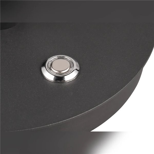 Lámpara de mesa LED diseño curvado NALA negra 17W regulable 2300‑4000K 1900Lm
