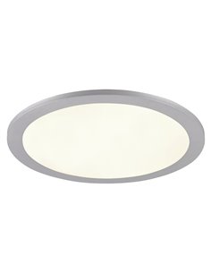 Plafón de techo LED TIBERIUS titán 16W 4000K 1500Lm Ø30cm para uso interior