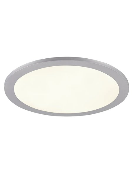 Plafón de techo LED TIBERIUS titán 16W 4000K 1500Lm Ø30cm para uso interior