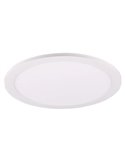Luminária de teto LED TIBERIUS, branca, 15,5W, 4000K, 1700lm, Ø30cm, IP20