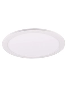 TIBERIUS LED-Deckenleuchte, weiß, 15,5 W, 4000 K, 1700 lm, Ø 30 cm, IP20 2
