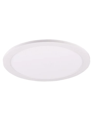 Luminária de teto LED TIBERIUS, branca, 15,5W, 4000K, 1700lm, Ø30cm, IP20