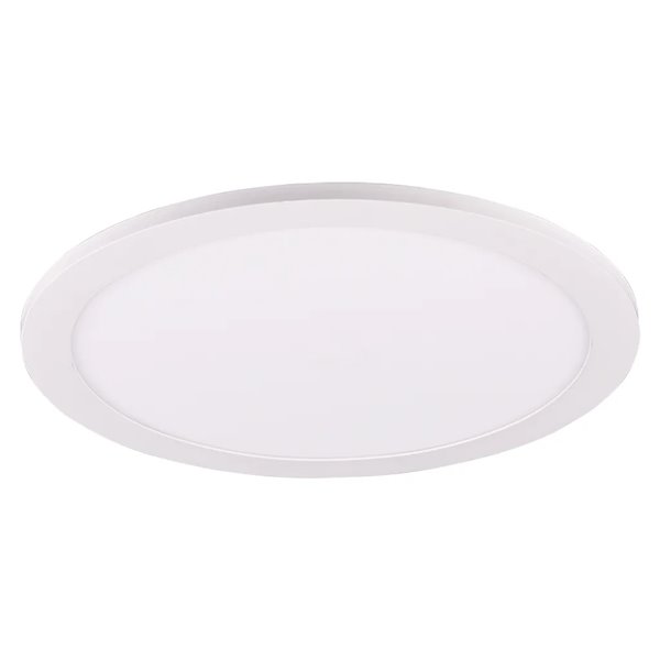 TIBERIUS LED-Deckenleuchte, weiß, 15,5 W, 4000 K, 1700 lm, Ø 30 cm, IP20