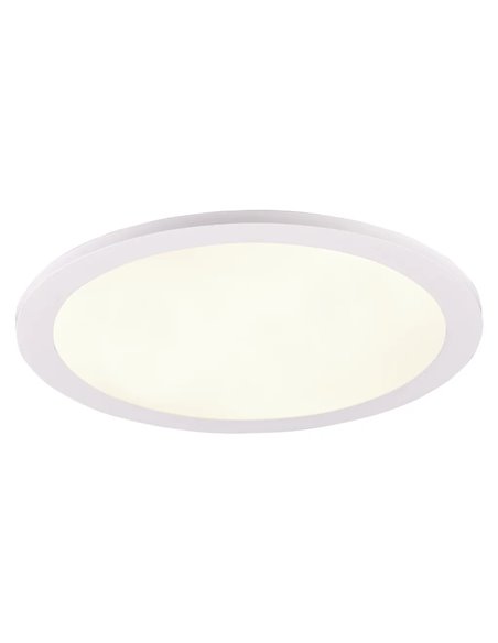 Plafonnier LED TIBERIUS, blanc, 15,5 W, 4000 K, 1700 lm, Ø 30 cm, IP20