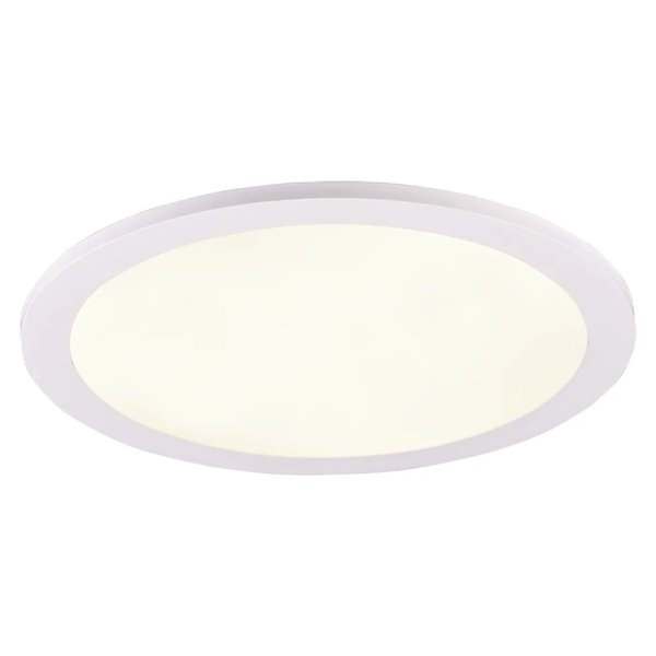 Luminária de teto LED TIBERIUS, branca, 15,5W, 4000K, 1700lm, Ø30cm, IP20