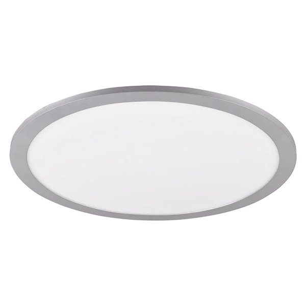 Plafón LED de techo TIBERIUS titán Ø40cm 20W 4000K IP20 para uso interior