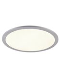 Plafón LED de techo TIBERIUS titán Ø40cm 20W 4000K IP20 para uso interior
