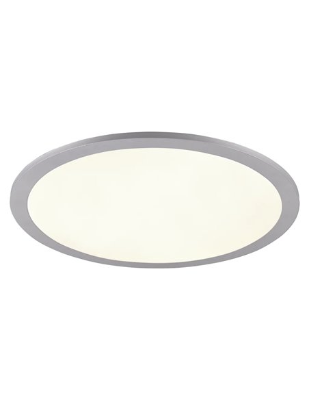 Plafón LED de techo TIBERIUS titán Ø40cm 20W 4000K IP20 para uso interior