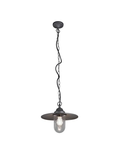 Suspension d'extérieur vintage BRENTA, anthracite, E27 (douille non incluse), Ø30cm, IP44