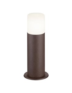 Baliza de exterior HOOSIC óxido E27 (no incl.) para caminos, 30cm altura Ø12cm
