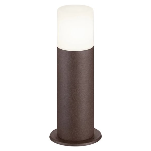 Sinalizador externo HOOSIC, cor ferrugem, soquete E27 (não incluído), para caminhos, 30 cm de altura, Ø12 cm