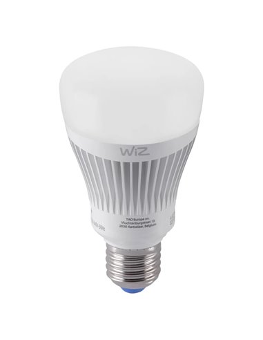 Bombilla inteligente WiZ E27 blanca 11,5W RGBW+2200‑6500K Regulable