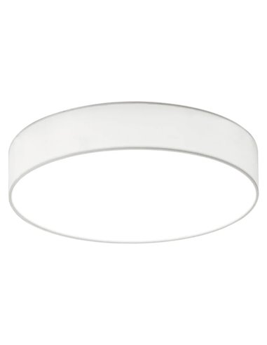 Plafonnier LED rond LUGANO, blanc, 11 W, 1200 lm, 3000 K, LED intégrée, Ø 30 cm, pour usage intérieur