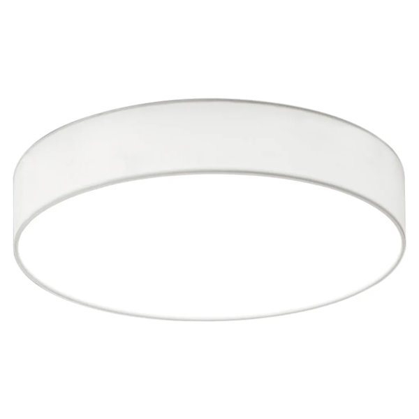 Plafonnier LED rond LUGANO, blanc, 11 W, 1200 lm, 3000 K, LED intégrée, Ø 30 cm, pour usage intérieur