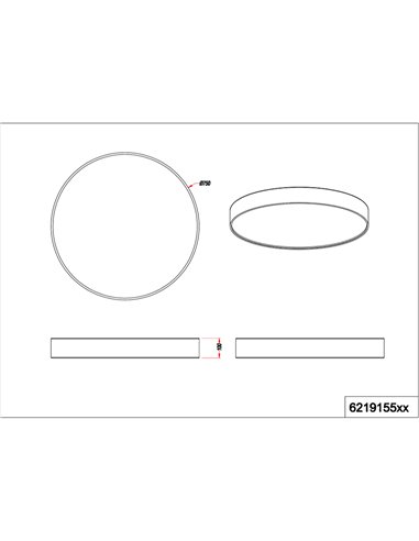 LUGANO LED-Deckenleuchte mit verstellbarem grauen Stoffschirm und Nachtlicht, 60 W, 5000 lm, 3000–5000 K, Ø 75 cm