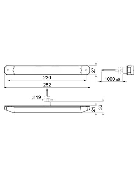 LIZARD LZD 3143 Multifunktions-LED-Frontblinker | Dynamisches Blinklicht und Positionslicht | 12 V 24 V | A 1
