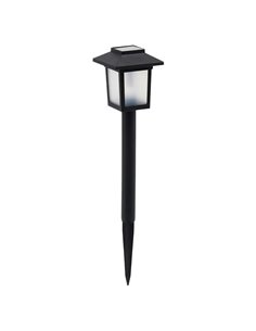 BUKKA Schwarze LED-Solar-Gartenlaterne mit 1600K Flammeneffekt und automatischer Einschaltfunktion, IP44 2