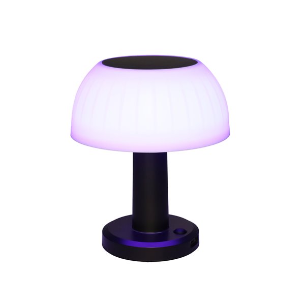 Lámpara Solar LED portátil tipo seta URGANI RGB recargable USB para Jardín y Camping, IP44