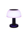 Lámpara Solar LED portátil tipo seta URGANI RGB recargable USB para Jardín y Camping, IP44