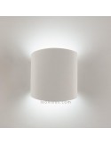 Aplique de pared Asimetric Blanco cilindrico para bombilla GX53 de Mantra Iluminación | LeonLeds.com